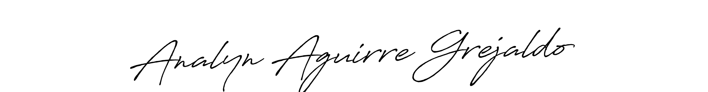 Use a signature maker to create a handwritten signature online. With this signature software, you can design (Antro_Vectra_Bolder) your own signature for name Analyn Aguirre Grejaldo. Analyn Aguirre Grejaldo signature style 7 images and pictures png