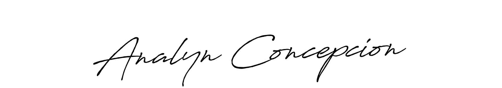 Analyn Concepcion stylish signature style. Best Handwritten Sign (Antro_Vectra_Bolder) for my name. Handwritten Signature Collection Ideas for my name Analyn Concepcion. Analyn Concepcion signature style 7 images and pictures png