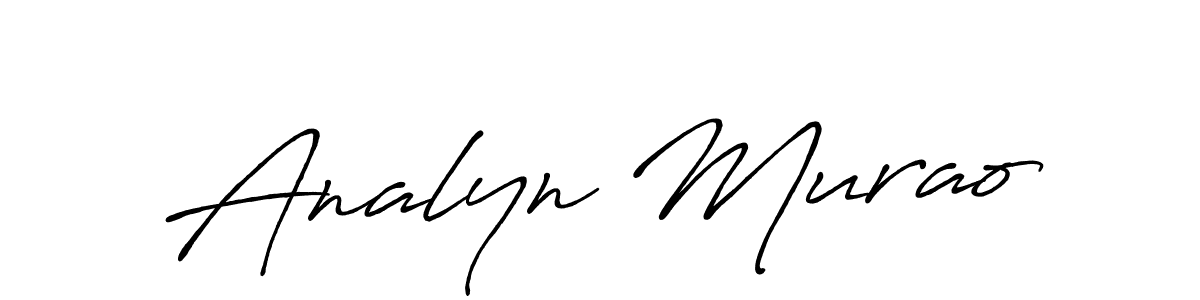 It looks lik you need a new signature style for name Analyn Murao. Design unique handwritten (Antro_Vectra_Bolder) signature with our free signature maker in just a few clicks. Analyn Murao signature style 7 images and pictures png