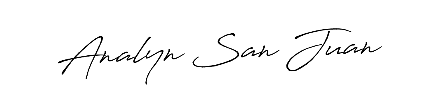 Best and Professional Signature Style for Analyn San Juan. Antro_Vectra_Bolder Best Signature Style Collection. Analyn San Juan signature style 7 images and pictures png