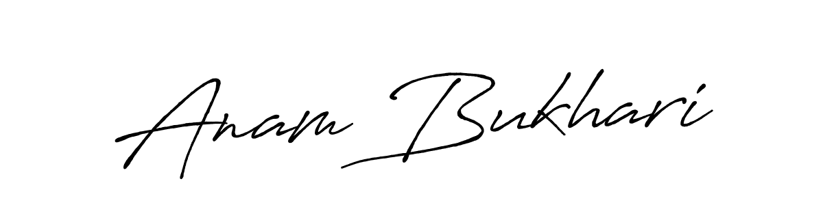 if you are searching for the best signature style for your name Anam Bukhari. so please give up your signature search. here we have designed multiple signature styles  using Antro_Vectra_Bolder. Anam Bukhari signature style 7 images and pictures png