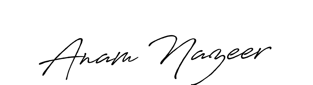 Here are the top 10 professional signature styles for the name Anam Nazeer. These are the best autograph styles you can use for your name. Anam Nazeer signature style 7 images and pictures png