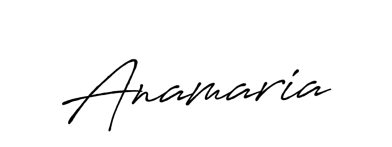 Anamaria stylish signature style. Best Handwritten Sign (Antro_Vectra_Bolder) for my name. Handwritten Signature Collection Ideas for my name Anamaria. Anamaria signature style 7 images and pictures png