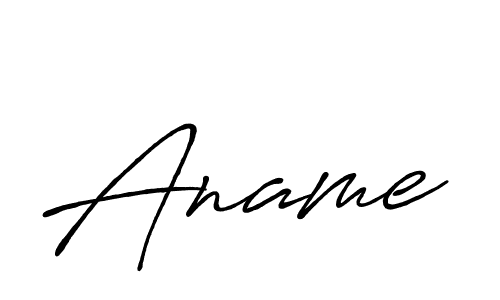 You should practise on your own different ways (Antro_Vectra_Bolder) to write your name (Aname) in signature. don't let someone else do it for you. Aname signature style 7 images and pictures png