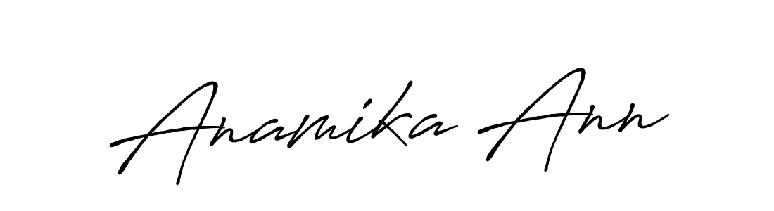 Here are the top 10 professional signature styles for the name Anamika Ann. These are the best autograph styles you can use for your name. Anamika Ann signature style 7 images and pictures png