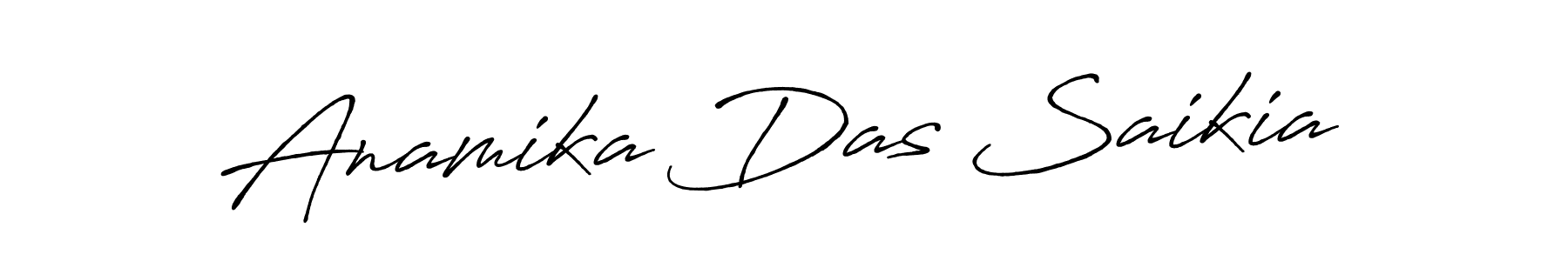 How to make Anamika Das Saikia signature? Antro_Vectra_Bolder is a professional autograph style. Create handwritten signature for Anamika Das Saikia name. Anamika Das Saikia signature style 7 images and pictures png