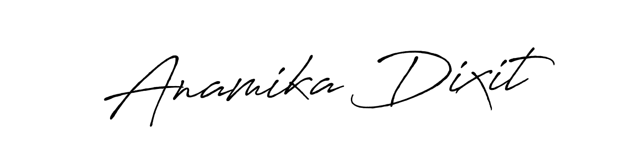 Also we have Anamika Dixit name is the best signature style. Create professional handwritten signature collection using Antro_Vectra_Bolder autograph style. Anamika Dixit signature style 7 images and pictures png