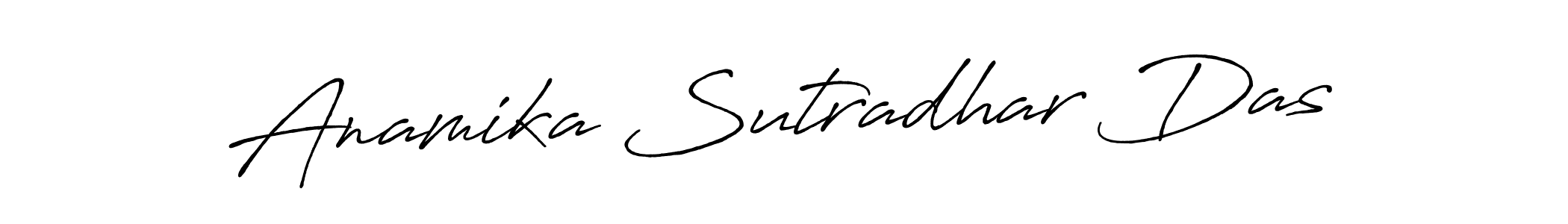 Also You can easily find your signature by using the search form. We will create Anamika Sutradhar Das name handwritten signature images for you free of cost using Antro_Vectra_Bolder sign style. Anamika Sutradhar Das signature style 7 images and pictures png