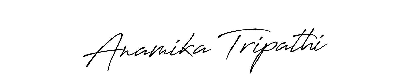 The best way (Antro_Vectra_Bolder) to make a short signature is to pick only two or three words in your name. The name Anamika Tripathi include a total of six letters. For converting this name. Anamika Tripathi signature style 7 images and pictures png