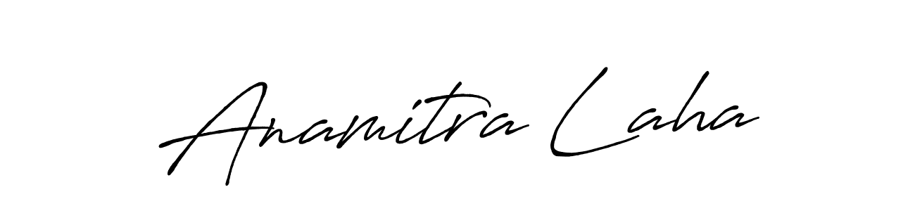It looks lik you need a new signature style for name Anamitra Laha. Design unique handwritten (Antro_Vectra_Bolder) signature with our free signature maker in just a few clicks. Anamitra Laha signature style 7 images and pictures png