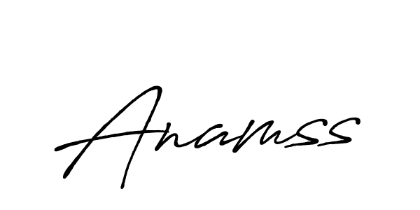 Also You can easily find your signature by using the search form. We will create Anamss name handwritten signature images for you free of cost using Antro_Vectra_Bolder sign style. Anamss signature style 7 images and pictures png
