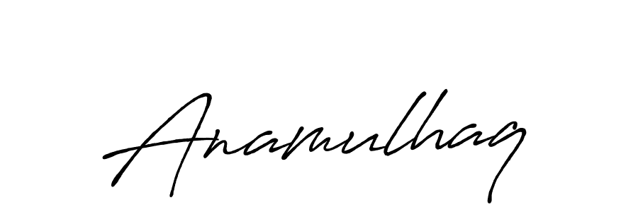 Anamulhaq stylish signature style. Best Handwritten Sign (Antro_Vectra_Bolder) for my name. Handwritten Signature Collection Ideas for my name Anamulhaq. Anamulhaq signature style 7 images and pictures png