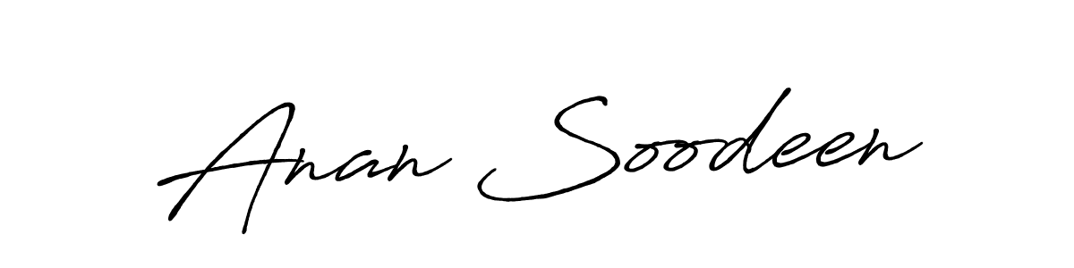 Once you've used our free online signature maker to create your best signature Antro_Vectra_Bolder style, it's time to enjoy all of the benefits that Anan Soodeen name signing documents. Anan Soodeen signature style 7 images and pictures png