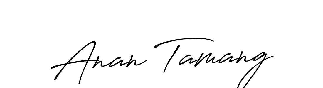 Also You can easily find your signature by using the search form. We will create Anan Tamang name handwritten signature images for you free of cost using Antro_Vectra_Bolder sign style. Anan Tamang signature style 7 images and pictures png