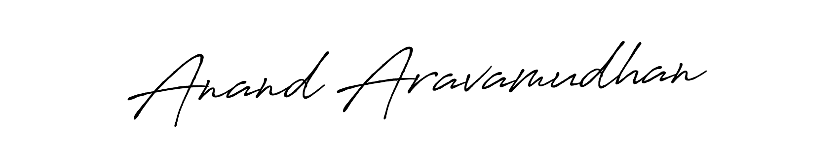 Design your own signature with our free online signature maker. With this signature software, you can create a handwritten (Antro_Vectra_Bolder) signature for name Anand Aravamudhan. Anand Aravamudhan signature style 7 images and pictures png