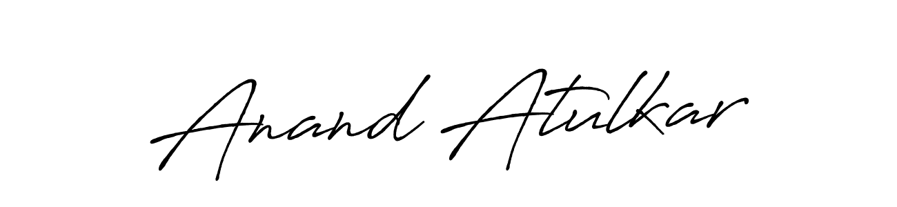 Make a beautiful signature design for name Anand Atulkar. Use this online signature maker to create a handwritten signature for free. Anand Atulkar signature style 7 images and pictures png