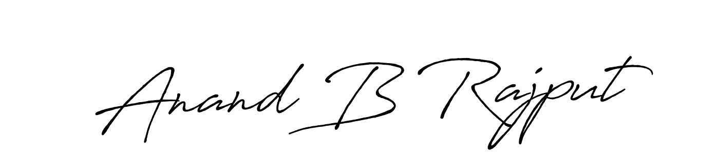 The best way (Antro_Vectra_Bolder) to make a short signature is to pick only two or three words in your name. The name Anand B Rajput include a total of six letters. For converting this name. Anand B Rajput signature style 7 images and pictures png