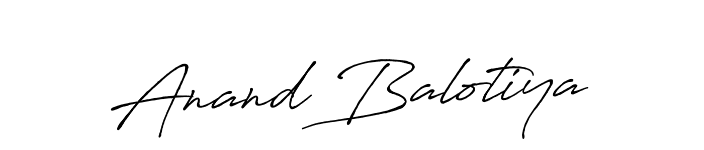 Once you've used our free online signature maker to create your best signature Antro_Vectra_Bolder style, it's time to enjoy all of the benefits that Anand Balotiya name signing documents. Anand Balotiya signature style 7 images and pictures png