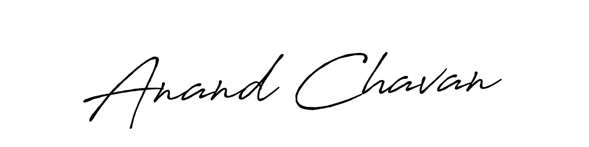 Use a signature maker to create a handwritten signature online. With this signature software, you can design (Antro_Vectra_Bolder) your own signature for name Anand Chavan. Anand Chavan signature style 7 images and pictures png