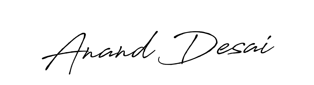 How to make Anand Desai signature? Antro_Vectra_Bolder is a professional autograph style. Create handwritten signature for Anand Desai name. Anand Desai signature style 7 images and pictures png