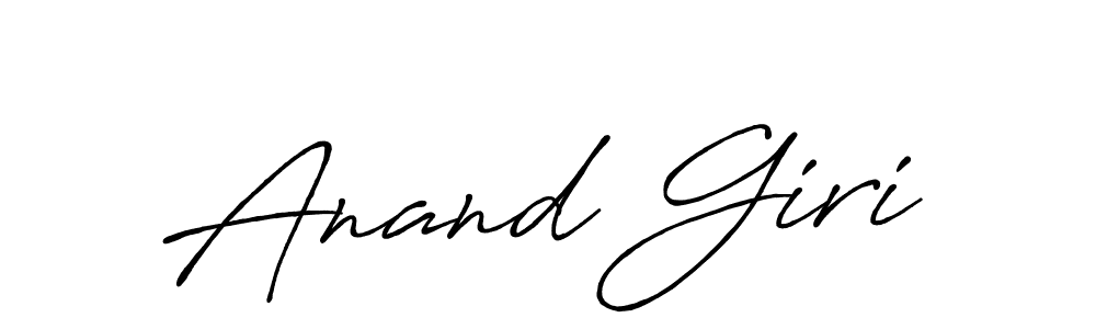 Use a signature maker to create a handwritten signature online. With this signature software, you can design (Antro_Vectra_Bolder) your own signature for name Anand Giri. Anand Giri signature style 7 images and pictures png