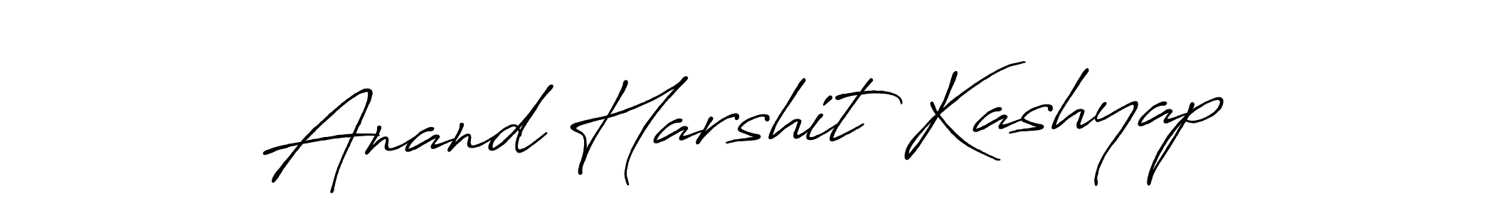 You should practise on your own different ways (Antro_Vectra_Bolder) to write your name (Anand Harshit Kashyap) in signature. don't let someone else do it for you. Anand Harshit Kashyap signature style 7 images and pictures png