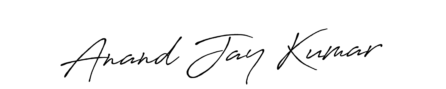 Use a signature maker to create a handwritten signature online. With this signature software, you can design (Antro_Vectra_Bolder) your own signature for name Anand Jay Kumar. Anand Jay Kumar signature style 7 images and pictures png