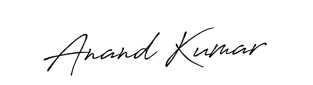 Design your own signature with our free online signature maker. With this signature software, you can create a handwritten (Antro_Vectra_Bolder) signature for name Anand Kumar. Anand Kumar signature style 7 images and pictures png