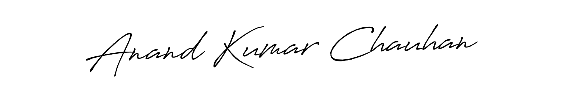Design your own signature with our free online signature maker. With this signature software, you can create a handwritten (Antro_Vectra_Bolder) signature for name Anand Kumar Chauhan. Anand Kumar Chauhan signature style 7 images and pictures png
