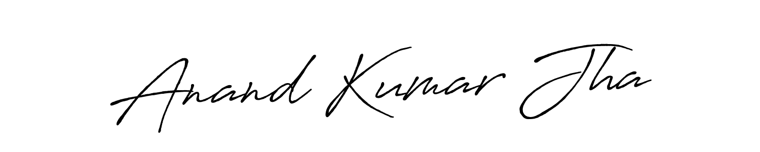 Design your own signature with our free online signature maker. With this signature software, you can create a handwritten (Antro_Vectra_Bolder) signature for name Anand Kumar Jha. Anand Kumar Jha signature style 7 images and pictures png