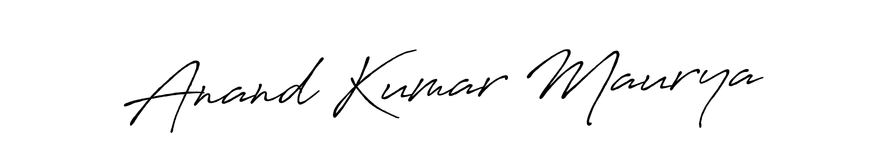 How to make Anand Kumar Maurya signature? Antro_Vectra_Bolder is a professional autograph style. Create handwritten signature for Anand Kumar Maurya name. Anand Kumar Maurya signature style 7 images and pictures png