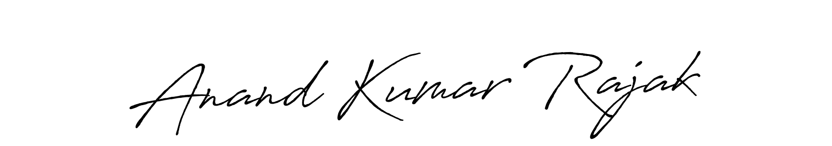 Also we have Anand Kumar Rajak name is the best signature style. Create professional handwritten signature collection using Antro_Vectra_Bolder autograph style. Anand Kumar Rajak signature style 7 images and pictures png
