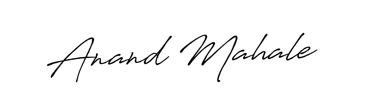 Make a beautiful signature design for name Anand Mahale. Use this online signature maker to create a handwritten signature for free. Anand Mahale signature style 7 images and pictures png