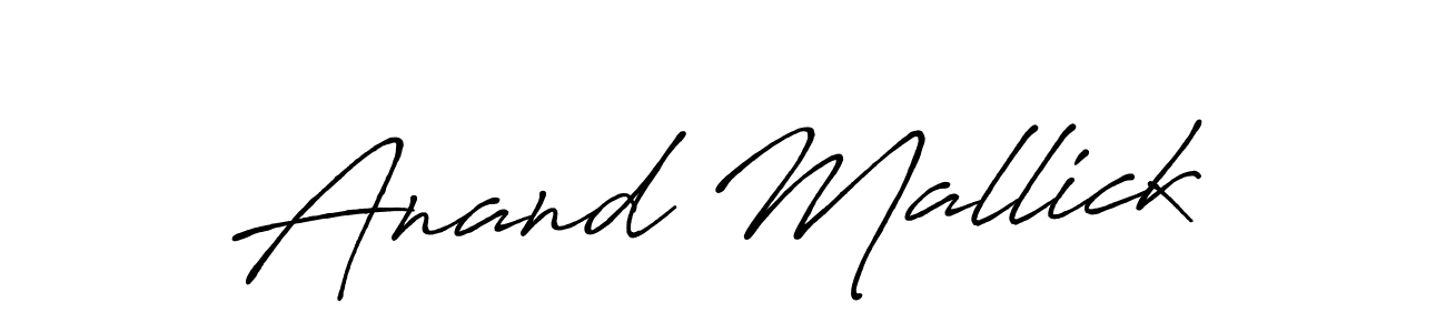 You can use this online signature creator to create a handwritten signature for the name Anand Mallick. This is the best online autograph maker. Anand Mallick signature style 7 images and pictures png