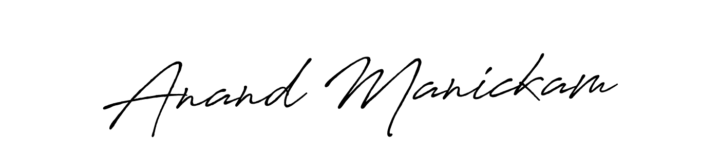 Design your own signature with our free online signature maker. With this signature software, you can create a handwritten (Antro_Vectra_Bolder) signature for name Anand Manickam. Anand Manickam signature style 7 images and pictures png