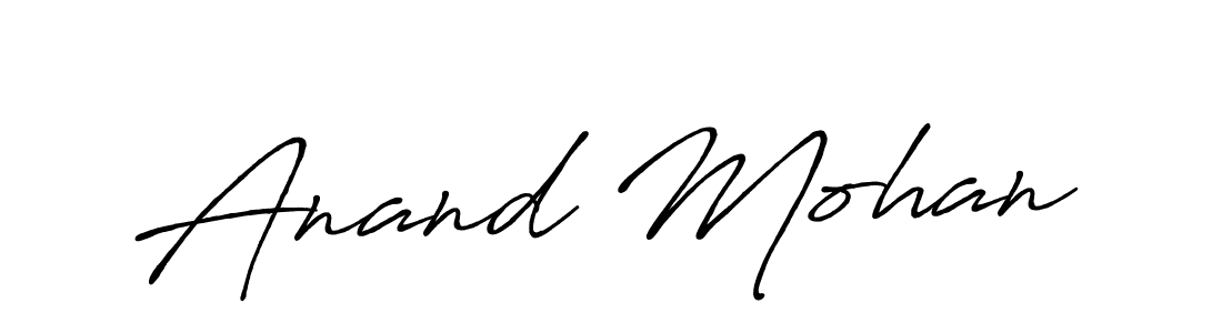 How to make Anand Mohan signature? Antro_Vectra_Bolder is a professional autograph style. Create handwritten signature for Anand Mohan name. Anand Mohan signature style 7 images and pictures png