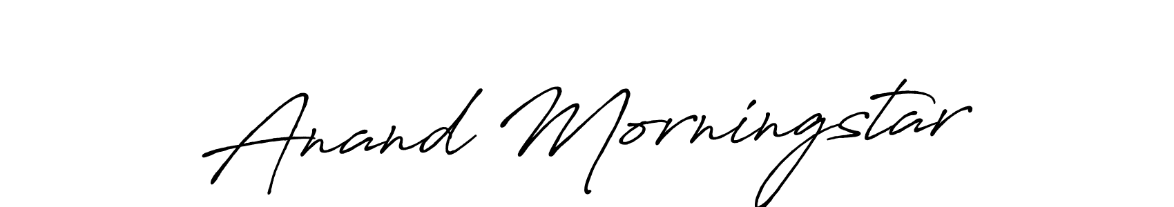 Antro_Vectra_Bolder is a professional signature style that is perfect for those who want to add a touch of class to their signature. It is also a great choice for those who want to make their signature more unique. Get Anand Morningstar name to fancy signature for free. Anand Morningstar signature style 7 images and pictures png