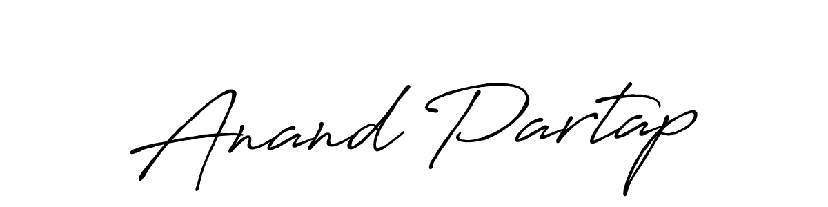 Design your own signature with our free online signature maker. With this signature software, you can create a handwritten (Antro_Vectra_Bolder) signature for name Anand Partap. Anand Partap signature style 7 images and pictures png