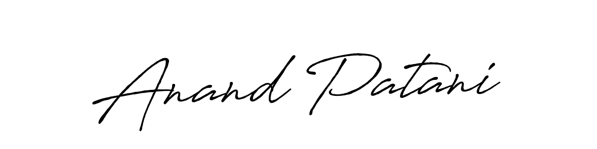 The best way (Antro_Vectra_Bolder) to make a short signature is to pick only two or three words in your name. The name Anand Patani include a total of six letters. For converting this name. Anand Patani signature style 7 images and pictures png