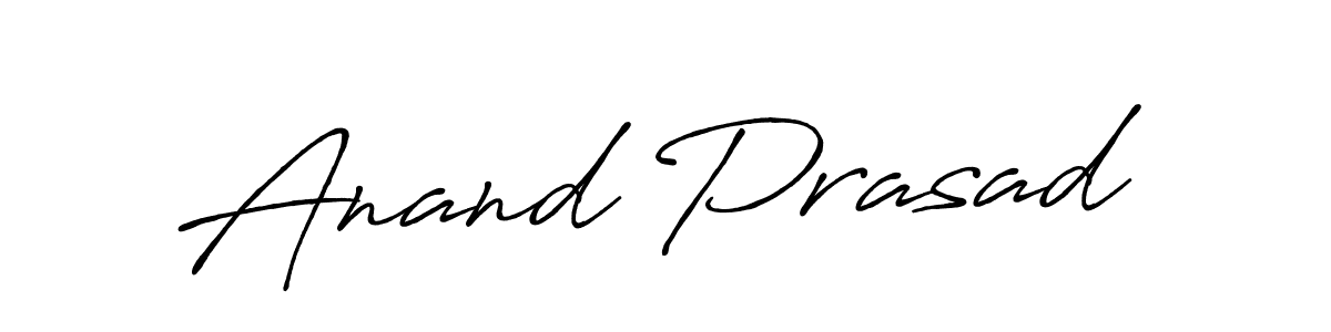 Also we have Anand Prasad name is the best signature style. Create professional handwritten signature collection using Antro_Vectra_Bolder autograph style. Anand Prasad signature style 7 images and pictures png