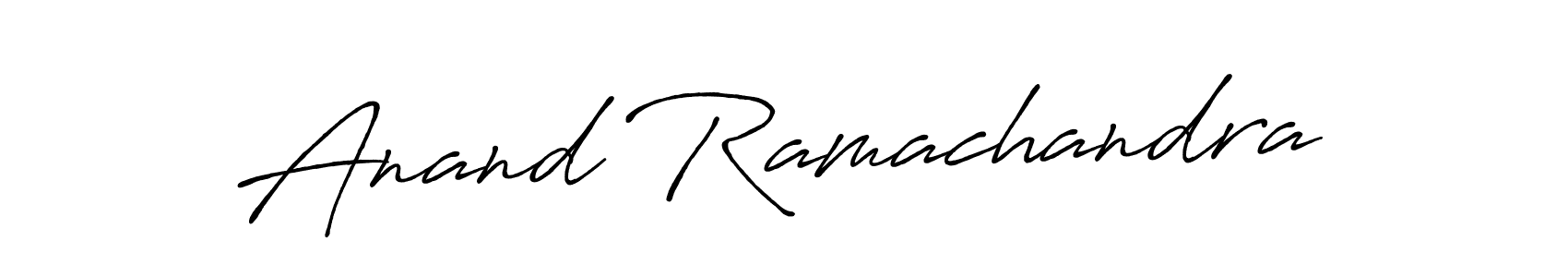 Also we have Anand Ramachandra name is the best signature style. Create professional handwritten signature collection using Antro_Vectra_Bolder autograph style. Anand Ramachandra signature style 7 images and pictures png