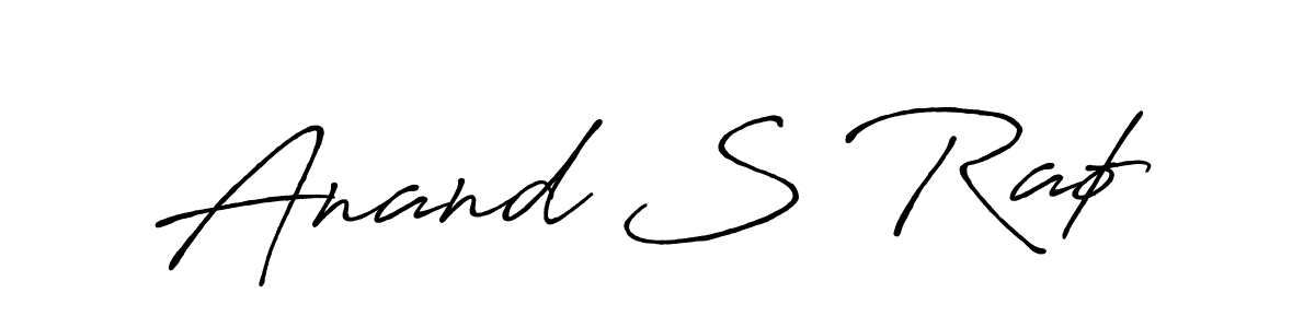 Create a beautiful signature design for name Anand S Raø. With this signature (Antro_Vectra_Bolder) fonts, you can make a handwritten signature for free. Anand S Raø signature style 7 images and pictures png