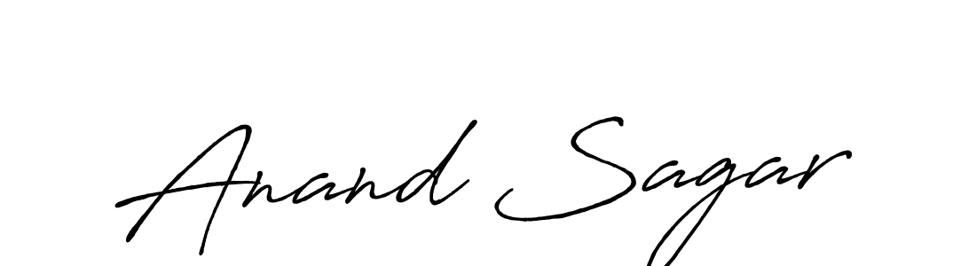 Design your own signature with our free online signature maker. With this signature software, you can create a handwritten (Antro_Vectra_Bolder) signature for name Anand Sagar. Anand Sagar signature style 7 images and pictures png