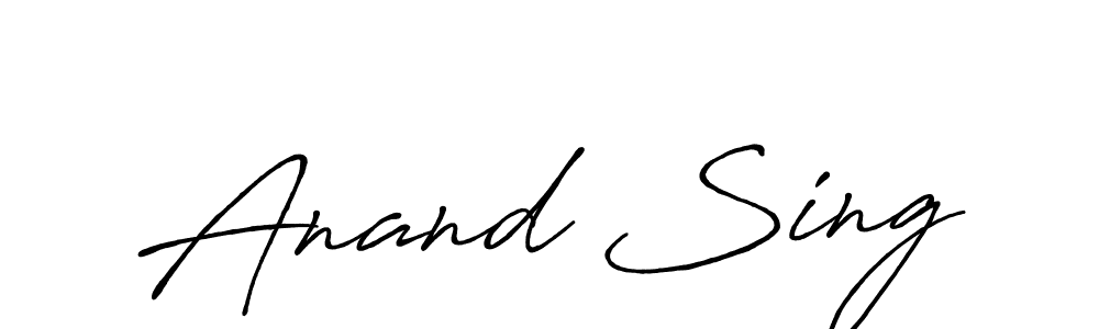 Also You can easily find your signature by using the search form. We will create Anand Sing name handwritten signature images for you free of cost using Antro_Vectra_Bolder sign style. Anand Sing signature style 7 images and pictures png