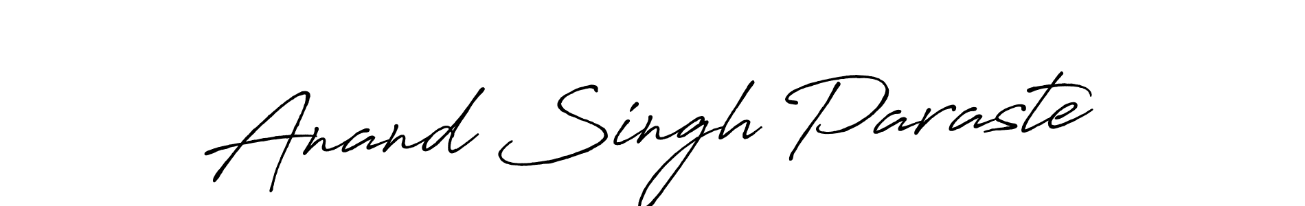 Make a short Anand Singh Paraste signature style. Manage your documents anywhere anytime using Antro_Vectra_Bolder. Create and add eSignatures, submit forms, share and send files easily. Anand Singh Paraste signature style 7 images and pictures png