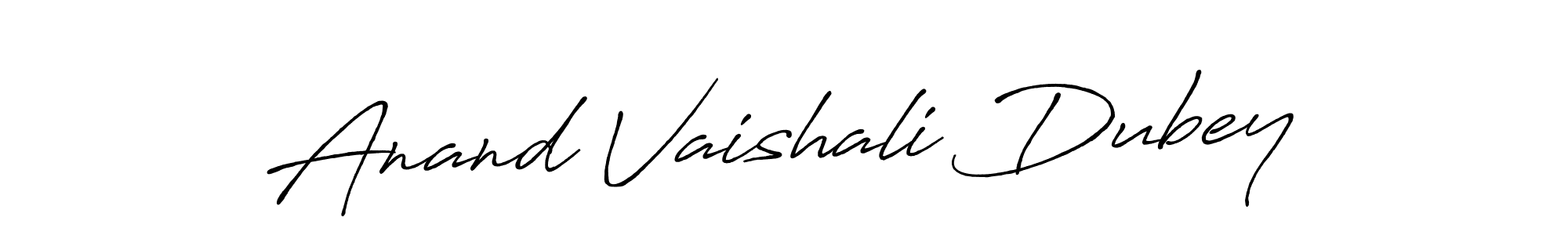 Use a signature maker to create a handwritten signature online. With this signature software, you can design (Antro_Vectra_Bolder) your own signature for name Anand Vaishali Dubey. Anand Vaishali Dubey signature style 7 images and pictures png