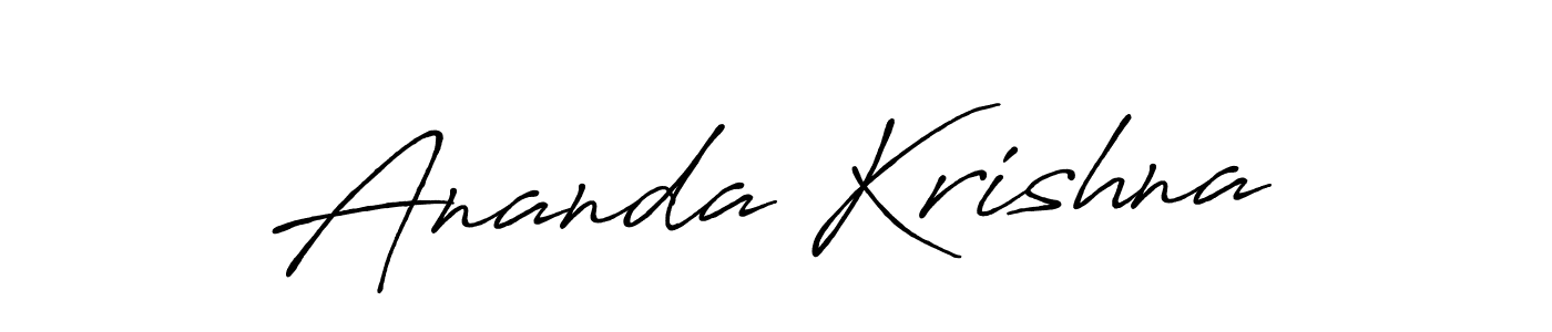 You should practise on your own different ways (Antro_Vectra_Bolder) to write your name (Ananda Krishna) in signature. don't let someone else do it for you. Ananda Krishna signature style 7 images and pictures png