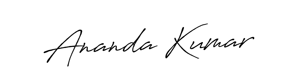 Design your own signature with our free online signature maker. With this signature software, you can create a handwritten (Antro_Vectra_Bolder) signature for name Ananda Kumar. Ananda Kumar signature style 7 images and pictures png