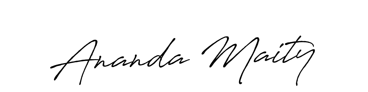 You can use this online signature creator to create a handwritten signature for the name Ananda Maity. This is the best online autograph maker. Ananda Maity signature style 7 images and pictures png