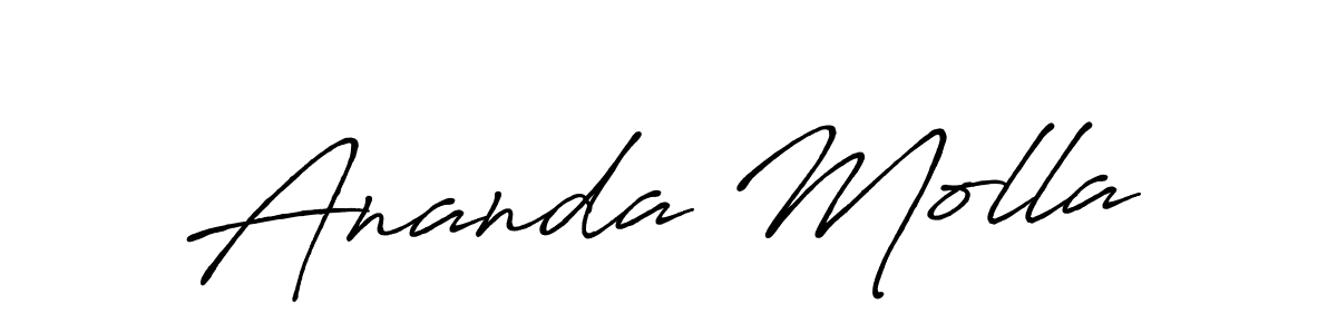 The best way (Antro_Vectra_Bolder) to make a short signature is to pick only two or three words in your name. The name Ananda Molla include a total of six letters. For converting this name. Ananda Molla signature style 7 images and pictures png